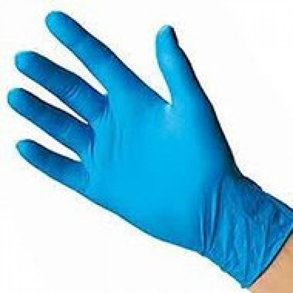 Guantes Nitrilo Azul Sin Talco 100u 